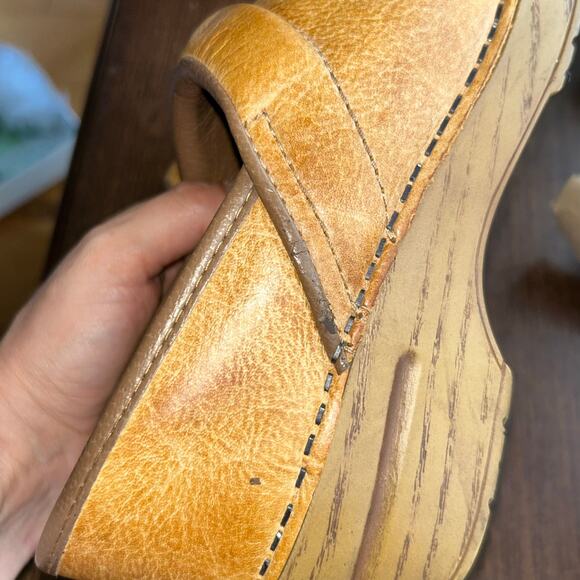 Dansko professional leather Honey Distressed Clog size 37 - Picture 10 of 11